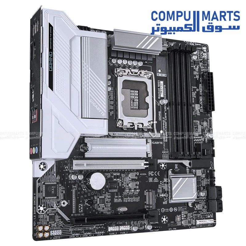 GIGABYTE B860M GAMING X – LGA 1851, DDR5, PCIe 5.0, USB4 Type‑C, 2.5 GbE LAN - Image 3