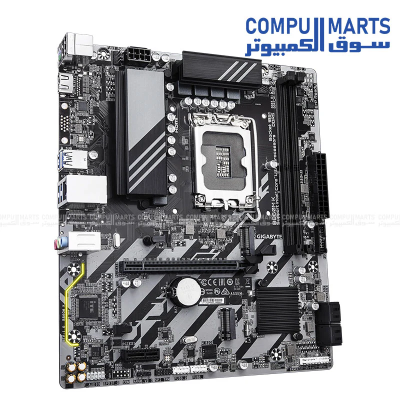 GIGABYTE B860M K – Micro‑ATX Motherboard for Intel Ultra Series 2 | DDR5, PCIe 4.0, GbE LAN, RGB Fusion - Image 3