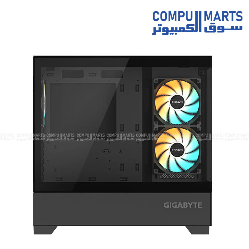GIGABYTE C201 P Mid-Tower Case – E-ATX / ATX / Micro-ATX – Black - Image 3