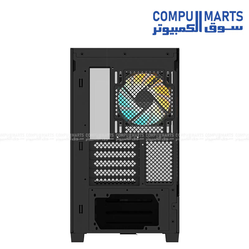GIGABYTE C201 P Mid-Tower Case – E-ATX / ATX / Micro-ATX – Black - Image 4