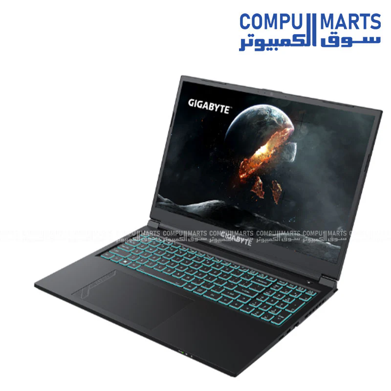 Gigabyte G6 KF Gaming Laptop, Intel Core i7-13620H Processor, 16GB RAM, 1TB SSD, 8GB NVIDIA RTX 4060, 16" WUXGA 165Hz Display, DOS, English Keyboard | KF-H3EE854KD - Image 2