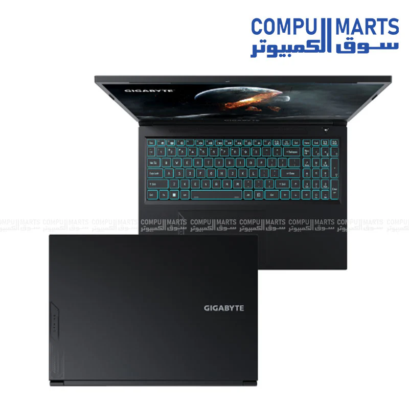 Gigabyte G6 KF Gaming Laptop, Intel Core i7-13620H Processor, 16GB RAM, 1TB SSD, 8GB NVIDIA RTX 4060, 16" WUXGA 165Hz Display, DOS, English Keyboard | KF-H3EE854KD - Image 3