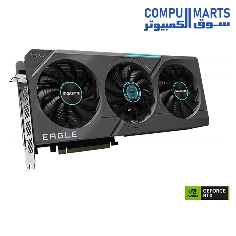 Gigabyte GeForce RTX 4070 Ti Eagle OC 12G Graphics Card, 3X WINDFORCE Fans, 12GB 192-bit GDDR6X - Image 2