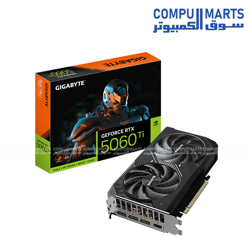 GIGABYTE GeForce RTX 5060 Ti WINDFORCE MAX OC 16GB GDDR7 – PCIe 5.0, DLSS 4 - Image 2