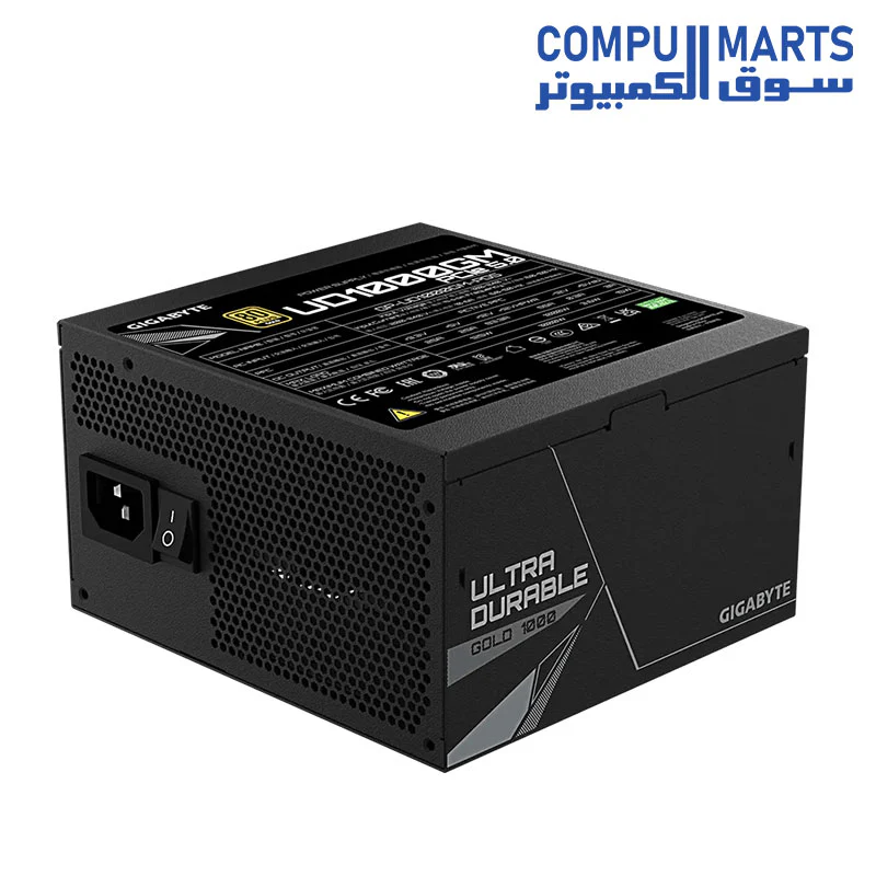 GIGABYTE GP-UD1000GM PG5 - PCIe5.0 Ready - ATX3.0 - 1000W 80 Plus Gold Certified - Fully Modular Power Supply - Image 5