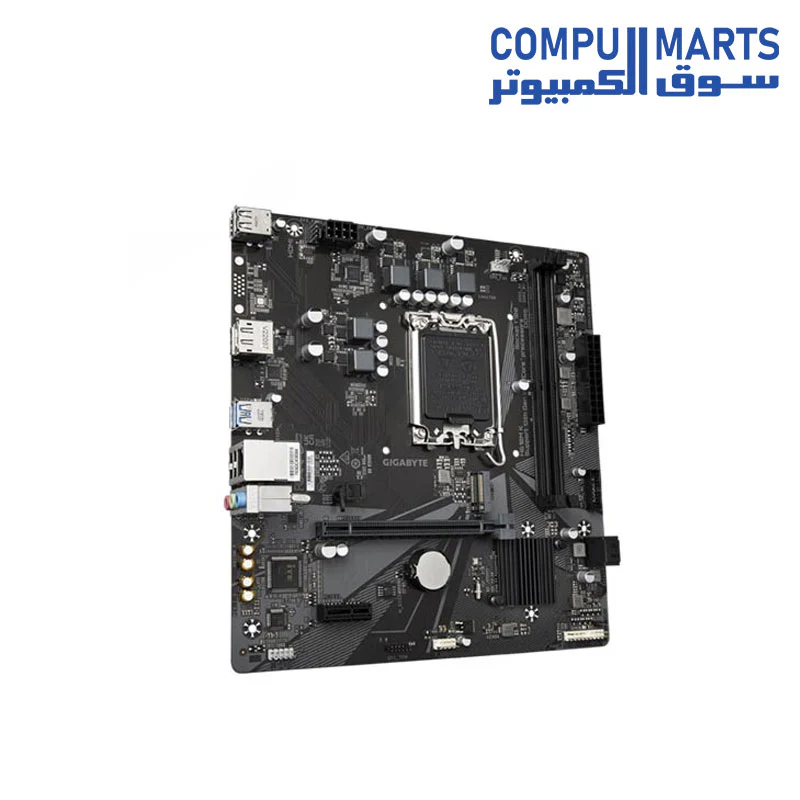 GIGABYTE H610M K DDR5 LGA1700 MOTHERBOARD PCIe 4.0 Design, Gen3 x4 M.2 ,GbE LAN ,Anti-Sulfur Resistor, Smart Fan 6 - Image 2