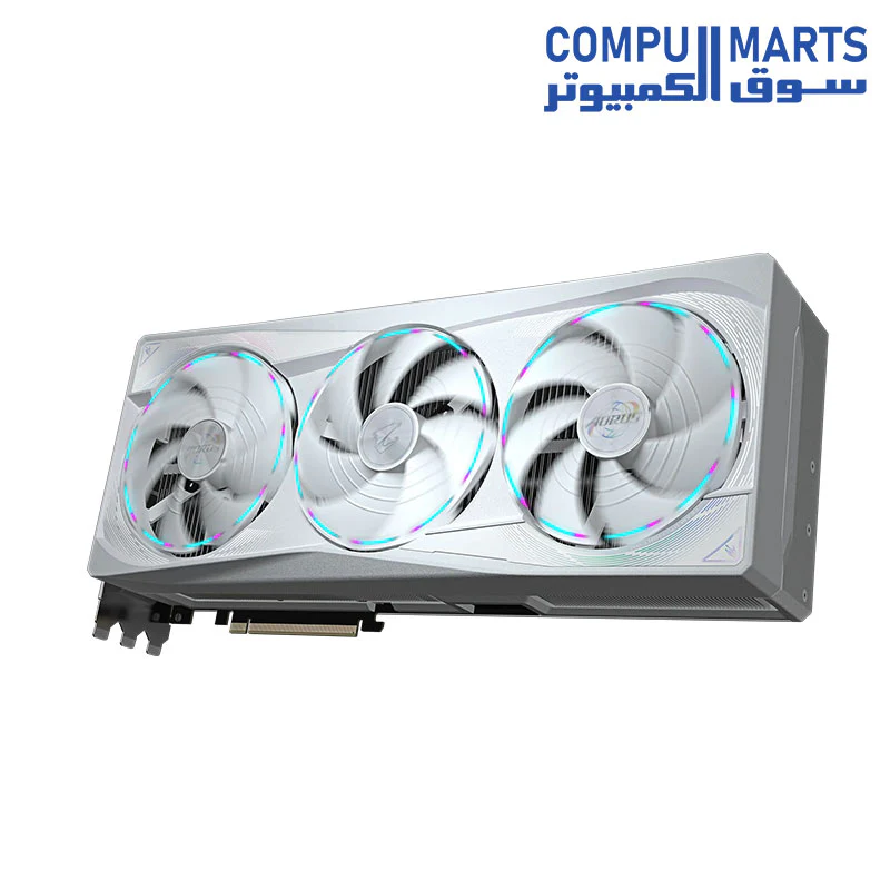 Gigabyte NVIDIA GeForce RTX 5090 AORUS MASTER ICE 32G Graphics Card, 32GB GDDR7, 21760 CUDA Cores, 2655 MHz Core Clock, Triple Fan, White - Image 4
