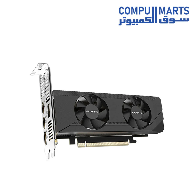 GIGABYTE RTX 3050 OC Low Profile 6G Graphics Card 2x WINDFORCE Fans, 6GB GDDR6 96-bit GDDR6 - GV-N3050OC-6GL - Image 2