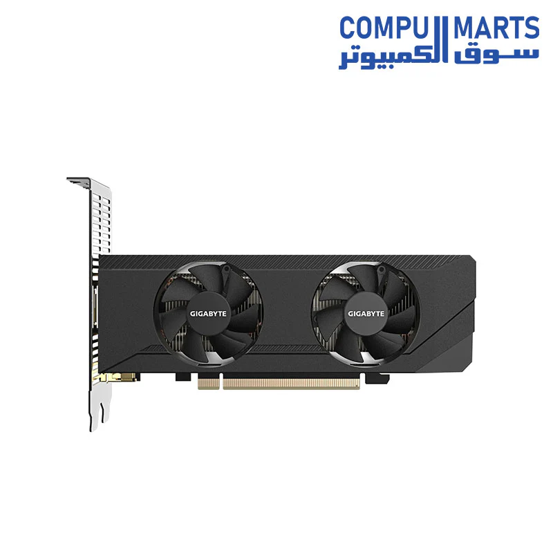 GIGABYTE RTX 3050 OC Low Profile 6G Graphics Card 2x WINDFORCE Fans, 6GB GDDR6 96-bit GDDR6 - GV-N3050OC-6GL - Image 3