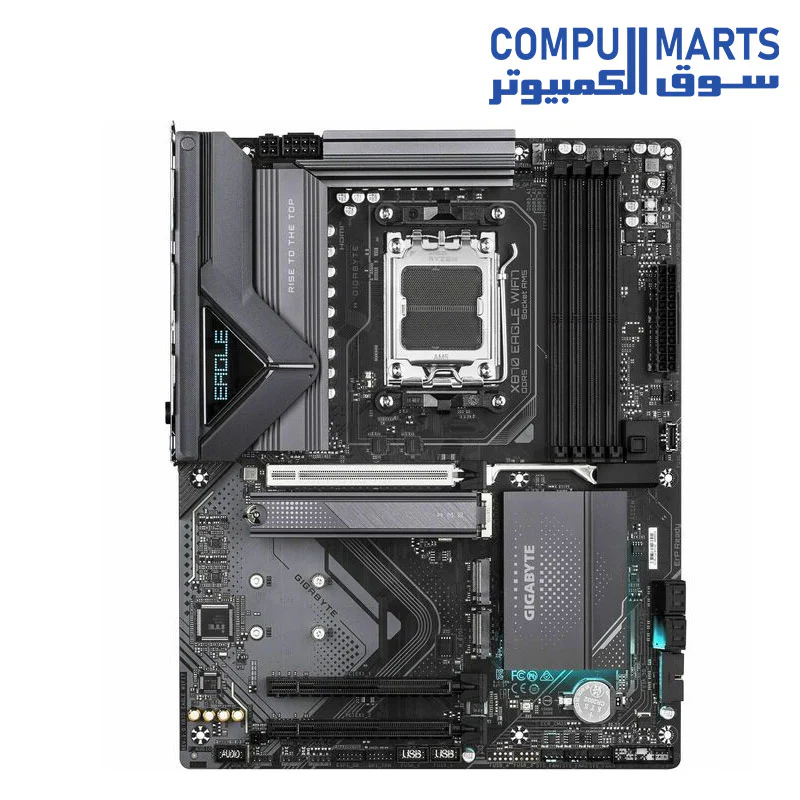 GIGABYTE X870 EAGLE WiFi7 Motherboard – AMD AM5 (LGA1718) – ATX – DDR5 – PCIe 5.0 – M.2 – WiFi 7 – USB 3.2 – Ryzen 7000 / 8000 / 9000 Ready - Image 2