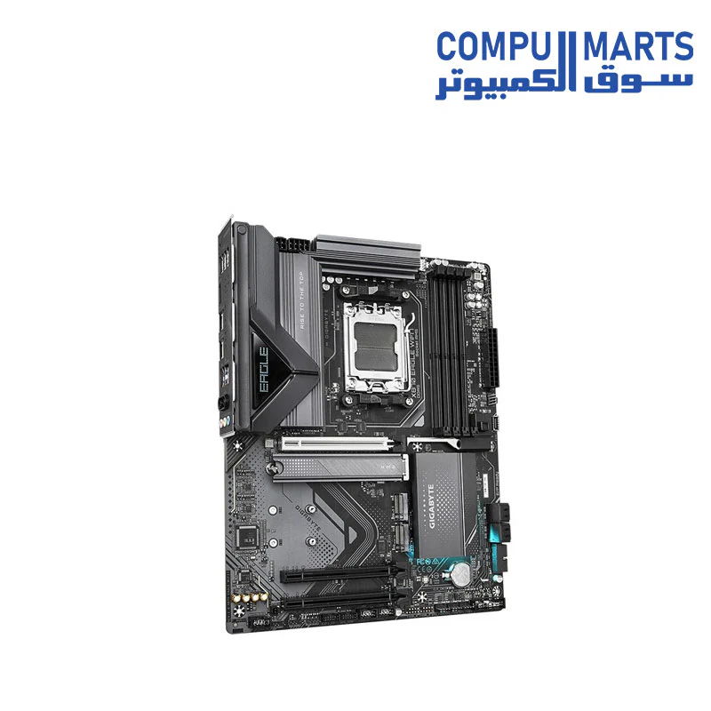 GIGABYTE X870 EAGLE WiFi7 Motherboard – AMD AM5 (LGA1718) – ATX – DDR5 – PCIe 5.0 – M.2 – WiFi 7 – USB 3.2 – Ryzen 7000 / 8000 / 9000 Ready - Image 3