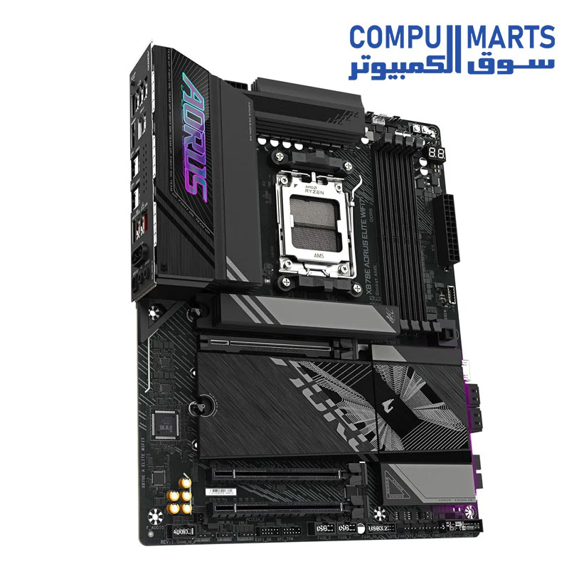 GIGABYTE X870E AORUS Elite WIFI7 AMD AM5 LGA 1718 Motherboard - Image 3