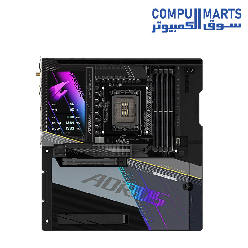 GIGABYTE Z790 AORUS XTREME X LGA 1700 DDR5 Motherboard —5*M.2, PCIe 5.0, USB 3.2 Type-C, Wi-Fi 7, 10GbE LAN, Q-Flash Plus, EZ-Latch Plus - Image 2
