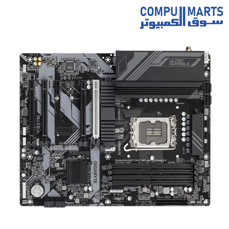 GIGABYTE Z790 D AC LGA 1700 Intel Z790 ATX Motherboard with DDR5, Triple M.2, PCIe 5.0, USB 3.2 Gen2X2 Type-C, 2.5GbE LAN, PCIe EZ-Latch, Multi-Key - Image 4