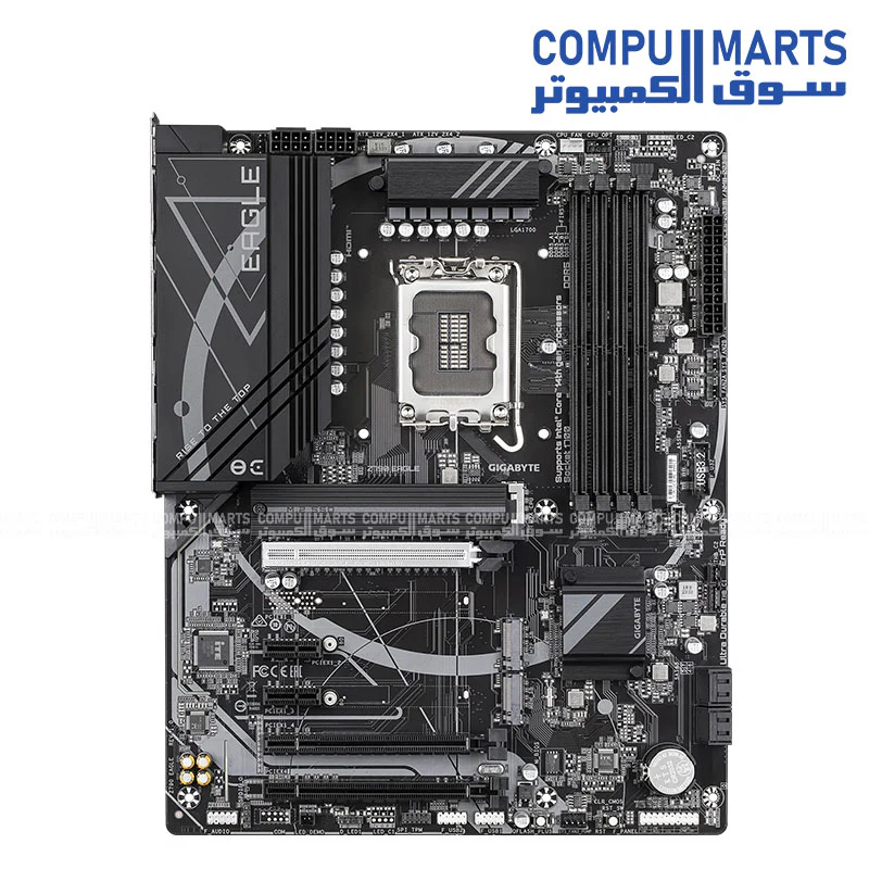 GIGABYTE Z790 EAGLE (rev. 1.0) – LGA 1700, DDR5 OC, PCIe 5.0, USB‑C, 2.5 GbE LAN - Image 2