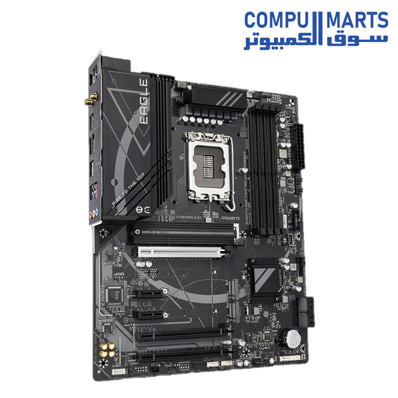 GIGABYTE Z790 EAGLE AX Motherboard – Intel LGA1700 – ATX – DDR5 – PCIe 5.0 – M.2 – WiFi – USB 3.2 – Supports Intel 14th / 13th / 12th Gen - Image 3