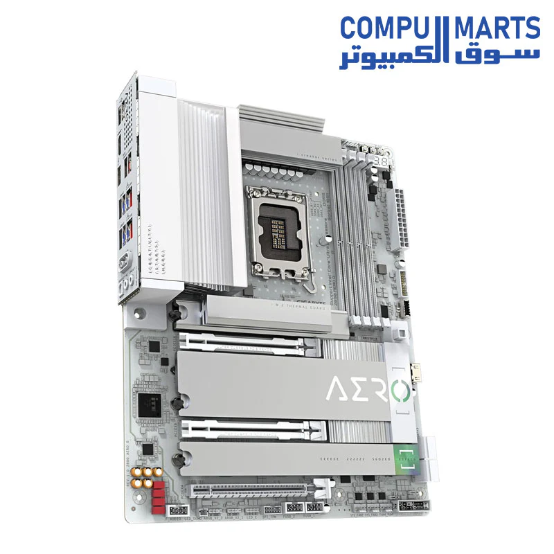 GIGABYTE Z890 AERO G Intel LGA 1851, ATX, 4xDDR5, 5xM.2, PCIe 5.0, WIFI7, Dual 2.5Gbe LAN Motherboard - Image 3