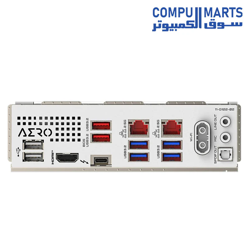 GIGABYTE Z890 AERO G Intel LGA 1851, ATX, 4xDDR5, 5xM.2, PCIe 5.0, WIFI7, Dual 2.5Gbe LAN Motherboard - Image 4