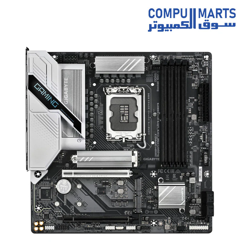 GIGABYTE Z890M Gaming X Micro ATX LGA 1851 Motherbaord, Intel Z890 Chipset, 4x DDR5 DIMM Slots, Up to 256GB Max Memory - Image 2