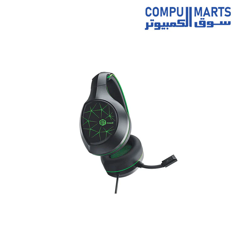 GM-3501g Gaming Stereo Headphone 3.5mm with Mic For PC, Mobile - Image 2