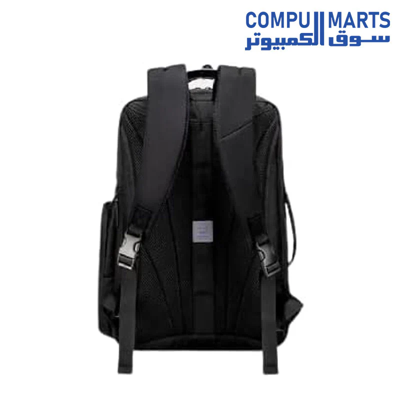 Golden Wolf GW397 Water Resistant USB Laptop Backpack With Anti-theft Lock - Black - Image 3