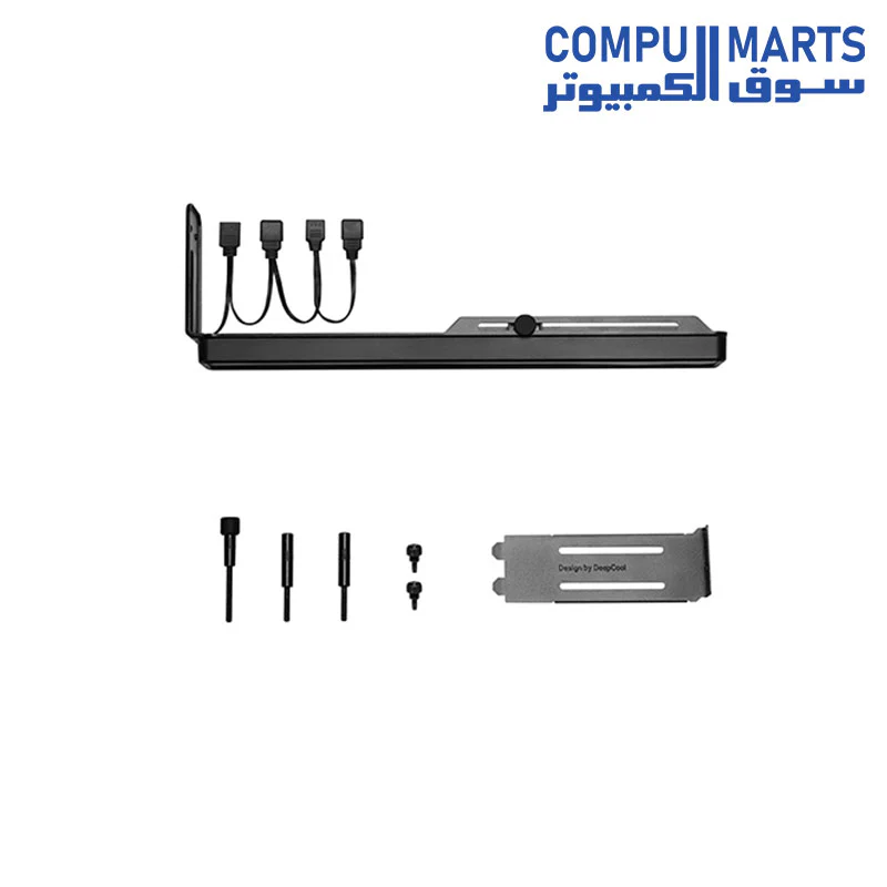 Deepcool ST500 ARGB VGA Card Holder Support Bracket with an Adjustable 3-axis Design and Support Pillar for Universal Compatibility in Any System Build. - Image 3