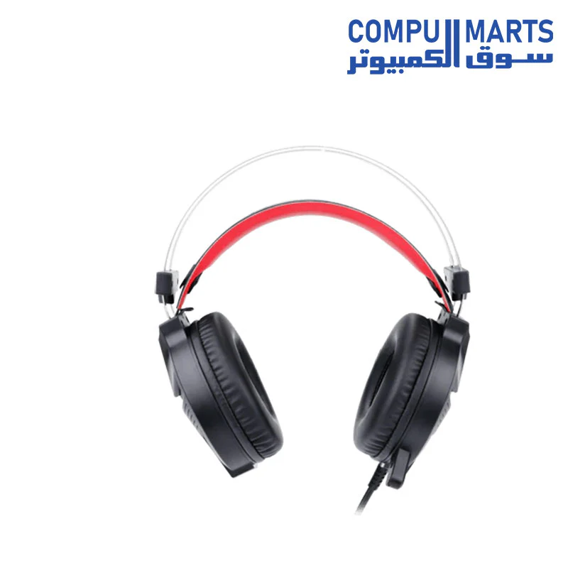 REDRAGON H112 GAMING HEADSET WITH MICROPHONE FOR PC, WIRED OVER EAR PC GAMING HEADPHONES ,WORKS WITH PC, LAPTOP, TABLET, PS4, XBOX ONE - Image 2