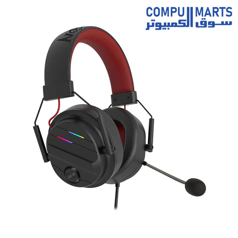 Redragon H380 CHIRON USB Gaming Headset - RGB lighted Virtual Surround Sound 7.1 - Noise Cancelation Microphone - Image 3