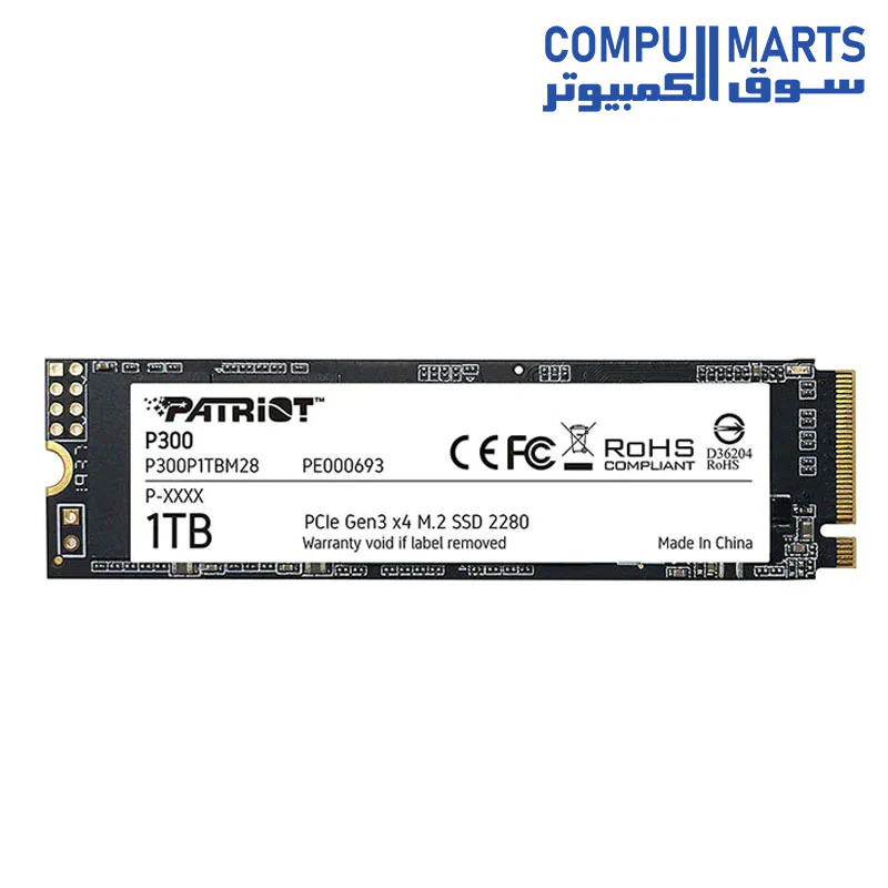 Patriot P300 M.2 PCIe Gen 3 x4 Low-Power Consumption SSD - Image 5