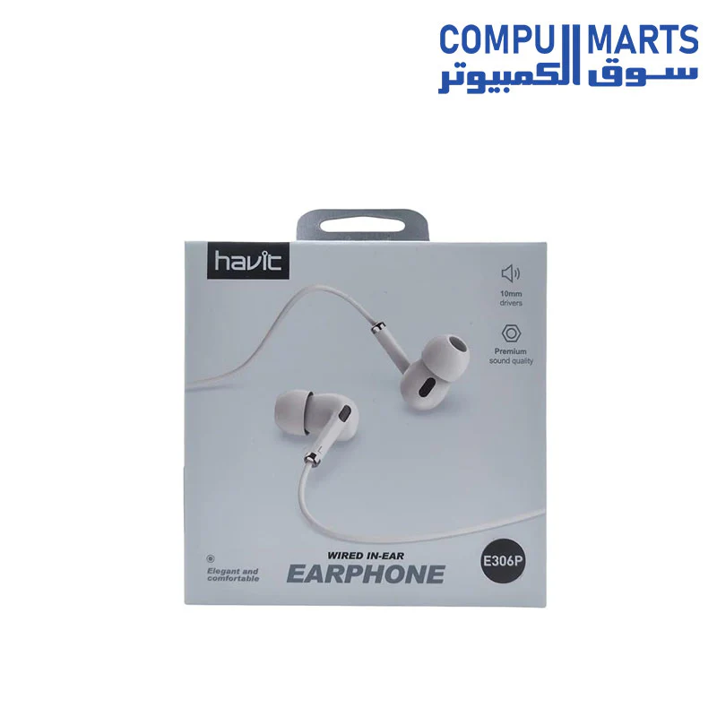 HAVIT E306P EARPHONE WIRED IN-EAR - Image 2