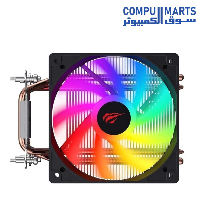 HAVIT Gamenote F2005 120mm RGB CPU Fan Copper Tube Intel LGA1700 - Image 2