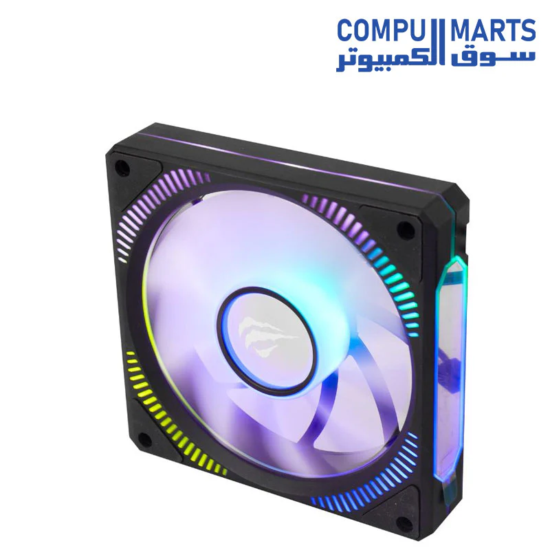 Havit Gamenote F2096 120mm RGB Fan - 1800RPM - Image 2