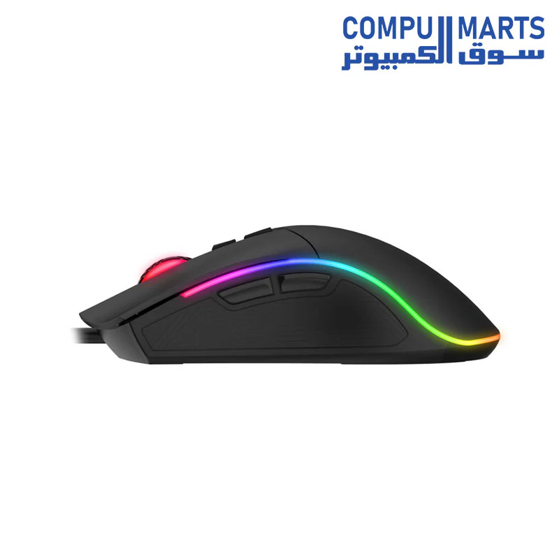 HAVIT GAMENOTE MS1001 7 Buttons Programmable RGB BACKLIT Gaming Mouse – 4800Dpi - Image 4
