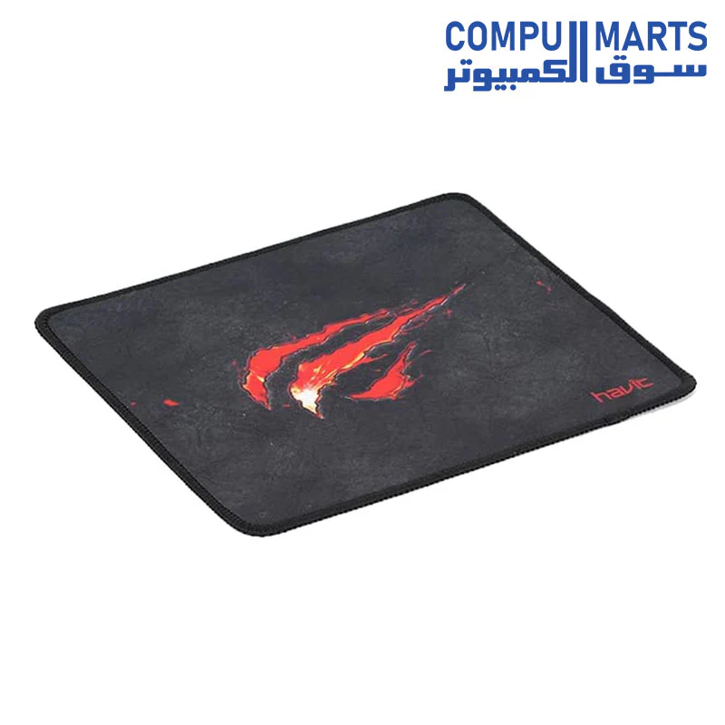 HAVIT Gaming Mouse Pad - Size 25 X 21 - Speed Edition - Anti Slip Rubber Base - Stitched Edges - For All Mouse Sensors - Image 3