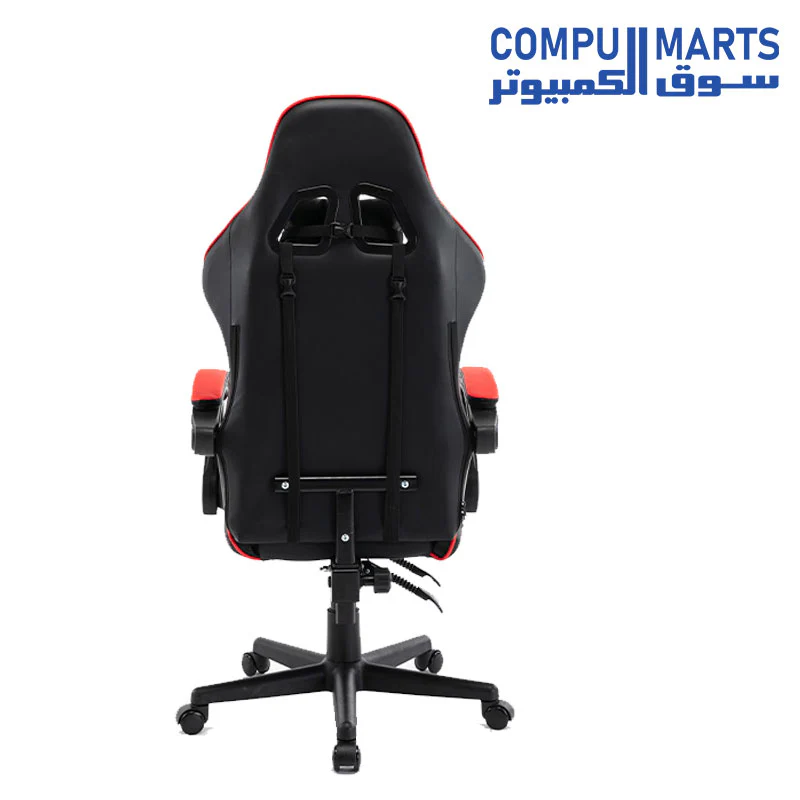 Havit GC933 Gaming Chair – black+red - Image 2