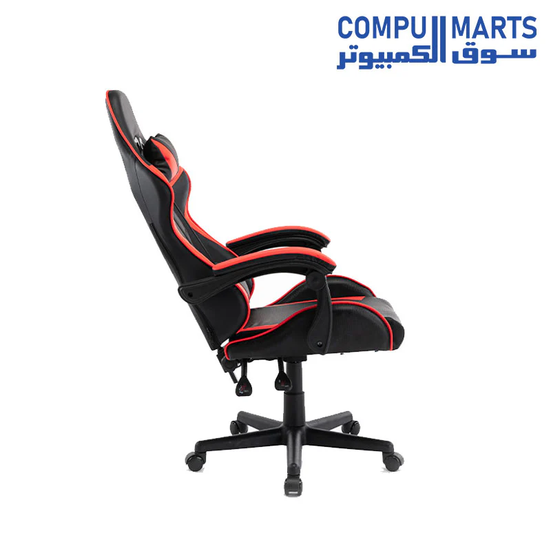 Havit GC933 Gaming Chair – black+red - Image 4