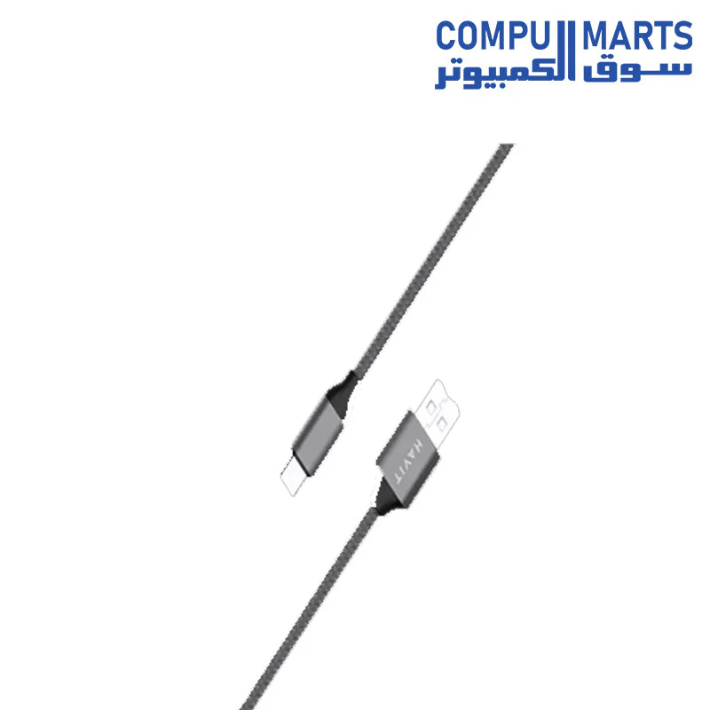 Havit H693 USB-A 3.0 To USB-C Nylon Braided Cable 2A (1m) - Image 2
