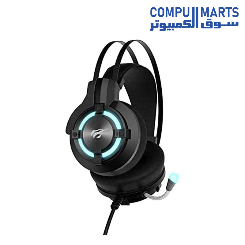Havit HV-H2212U USB 7.1 Gaming Headphones - Black - Image 2