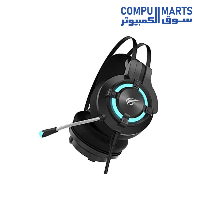 Havit HV-H2212U USB 7.1 Gaming Headphones - Black - Image 4