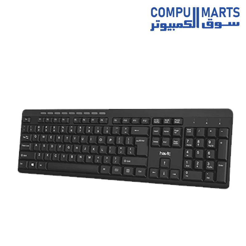 HAVIT HV-KB256 Multimedia Keyboard-Black - Image 3