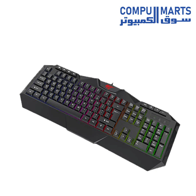 Havit KB510L Multi-Function Backlit Gaming Keyboard,Black - Image 2