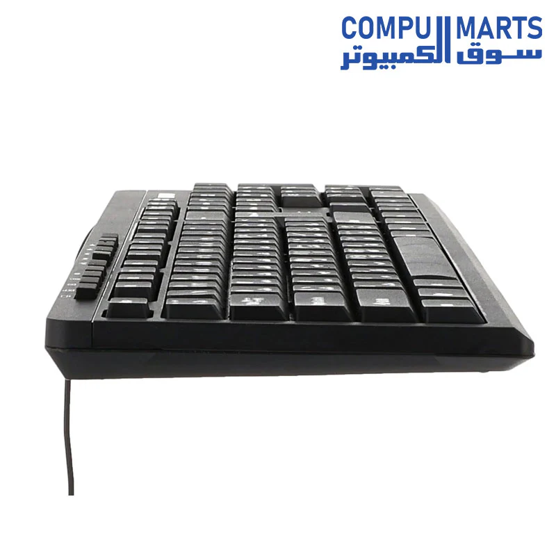 HAVIT HV-KB673 (ARABIC + ENGLISH) KEYBOARD WITH FN FUNCTION KEYS,BLACK - Image 3
