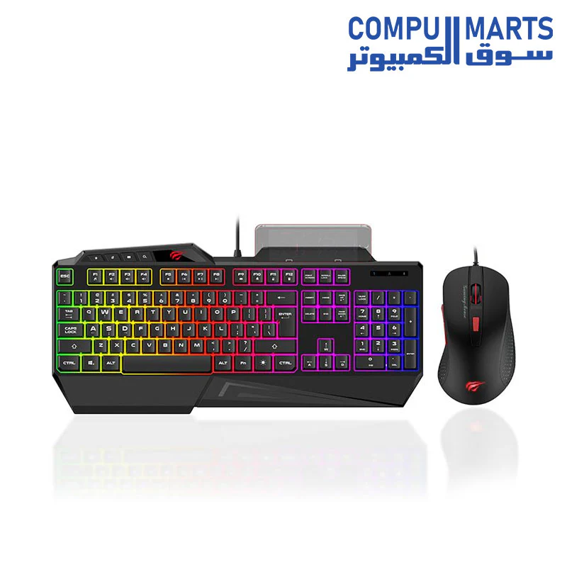 HAVIT KB852CM Combo LED Keyboard & Mouse - Image 2