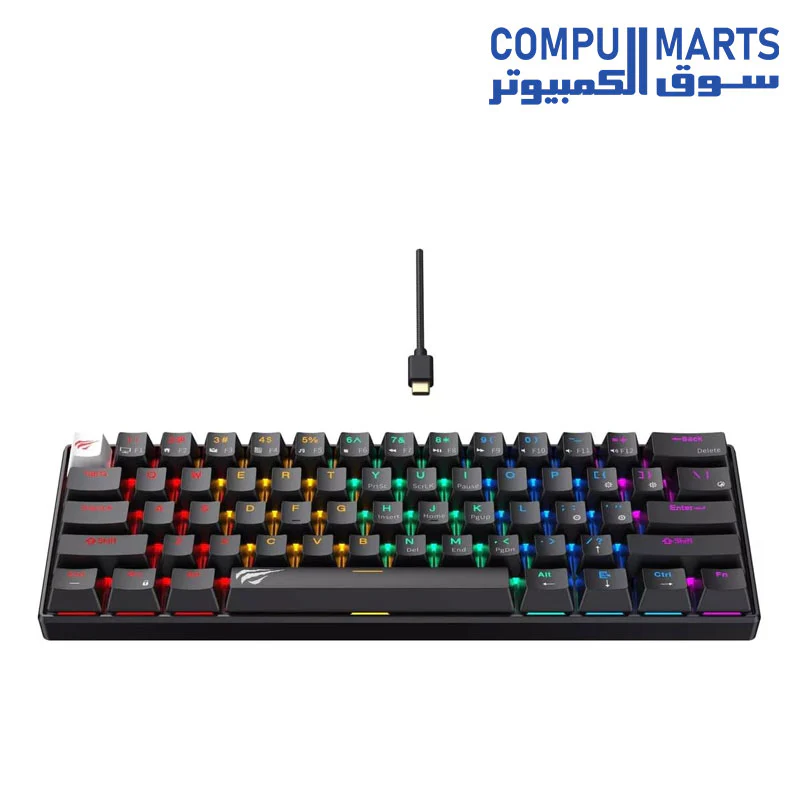 HAVIT KB903L RGB Backlit Mechanical Keyboard - Image 2