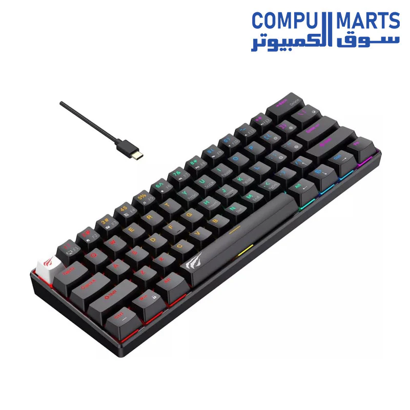 HAVIT KB903L RGB Backlit Mechanical Keyboard - Image 3