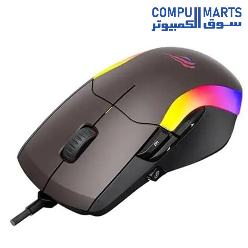 Havit MS959S Coloful Mouse Led Backlight Optical Computer Wired Rgb Gaming Mouse Gamer For Professional Gamers - Image 4