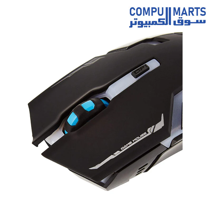 Havit MS997 Wireless Mouse, 2.4 GHz with USB Mini Receiver, Optical Tracking, 12-Months Battery Life, Ambidextrous PC/Mac/Laptop - Black - Image 2