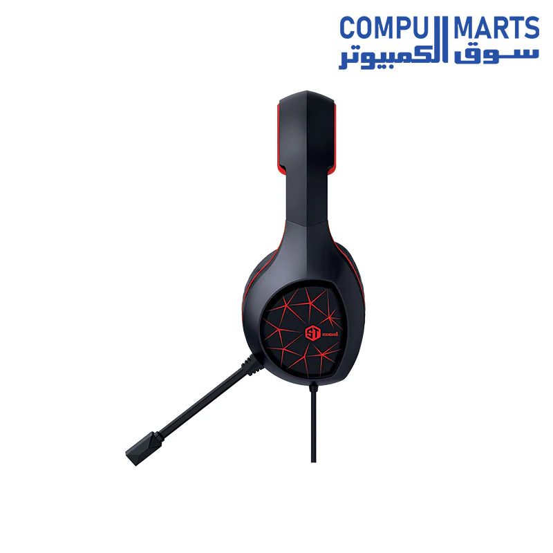 Headphone gaming standard GM-3501R(Red cooler/Best quality class A/Frequency Response 20 Hz-20,000Hz/Power Capability100mW/3.5mm*1 4 Plug Surround sound) - Image 3