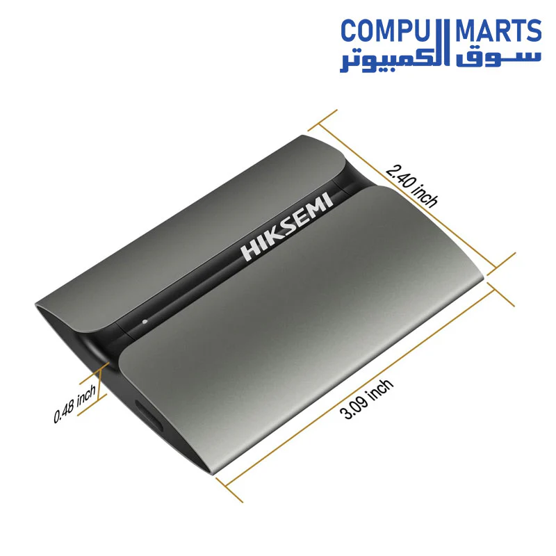 HIKSEMI T300S 1TB Black USB 3.1 Up To 560MB Portable SSD BLACK - Image 2