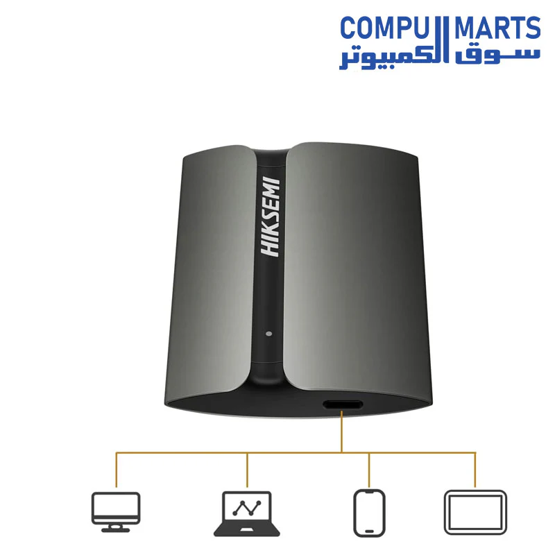 HIKSEMI T300S 1TB Black USB 3.1 Up To 560MB Portable SSD BLACK - Image 3